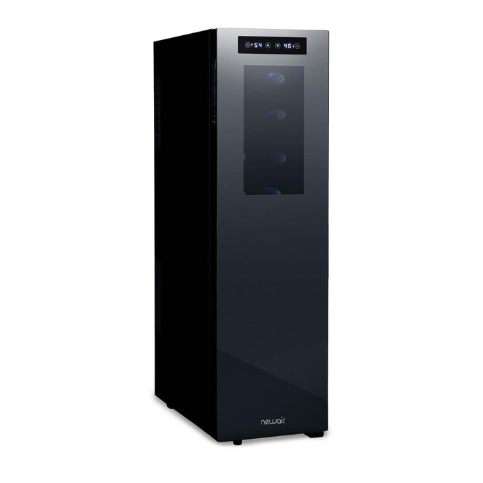 Newair® Shadow-Tᵀᴹ Series Wine Cooler Refrigerator 18 Bottle Dual Temperature Zones, Freestanding Mirrored Wine Fridge with Double-Layer Tempered Glass Door & Thermoelectric Cooling for Reds, Whites, and Sparkling Wine, 41f-64f Digital Temperature Control