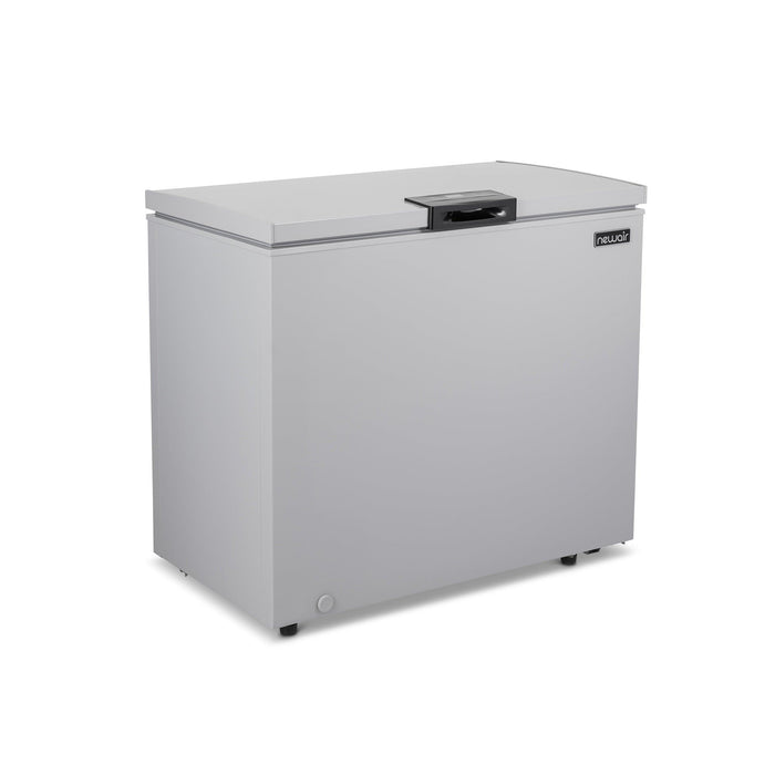 Newair 6.7 Cu. Ft. Compact Chest Freezer with Digital Temperature Control, Fast Freeze Mode, Door Activated Temperature Alarm, Wire Basket, Self-Diagnose Program, and LED Lighting