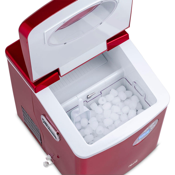 Newair Countertop Ice Maker, 50 lbs. of Ice a Day, 3 Ice Sizes and Easy to Clean BPA-Free Parts