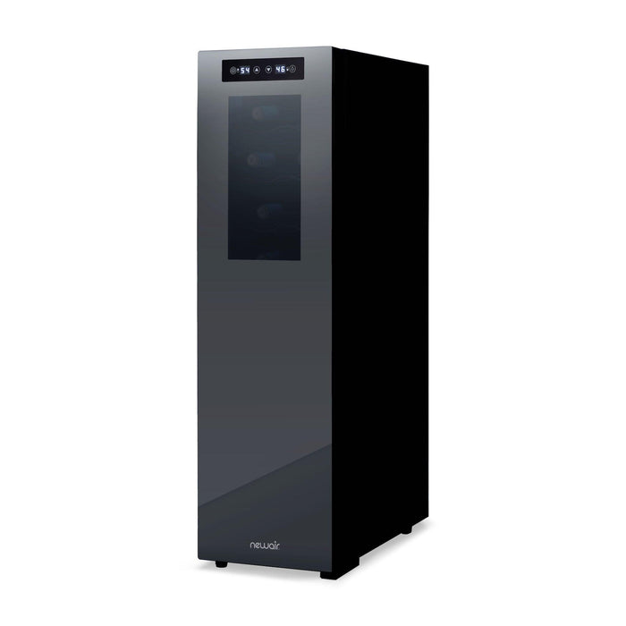 Newair® Shadow-Tᵀᴹ Series Wine Cooler Refrigerator 18 Bottle Dual Temperature Zones, Freestanding Mirrored Wine Fridge with Double-Layer Tempered Glass Door & Thermoelectric Cooling for Reds, Whites, and Sparkling Wine, 41f-64f Digital Temperature Control