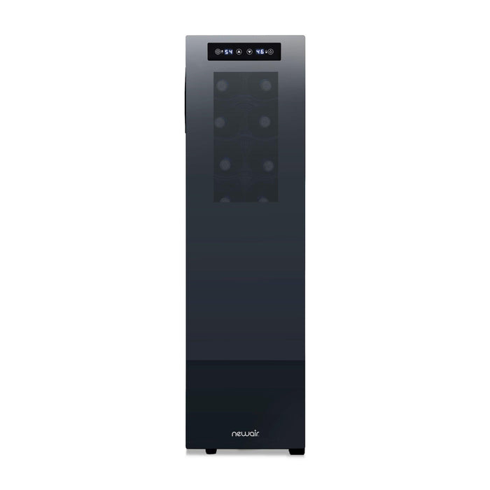 Newair® Shadow-Tᵀᴹ Series Wine Cooler Refrigerator 18 Bottle Dual Temperature Zones, Freestanding Mirrored Wine Fridge with Double-Layer Tempered Glass Door & Thermoelectric Cooling for Reds, Whites, and Sparkling Wine, 41f-64f Digital Temperature Control