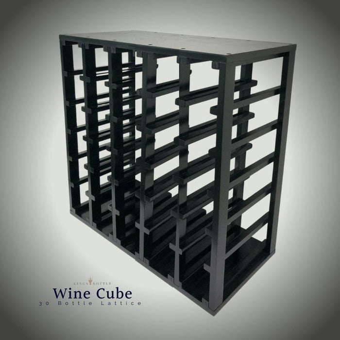 Kings Bottle 30 Wine Bottle Lattice Display Cubes WCL30