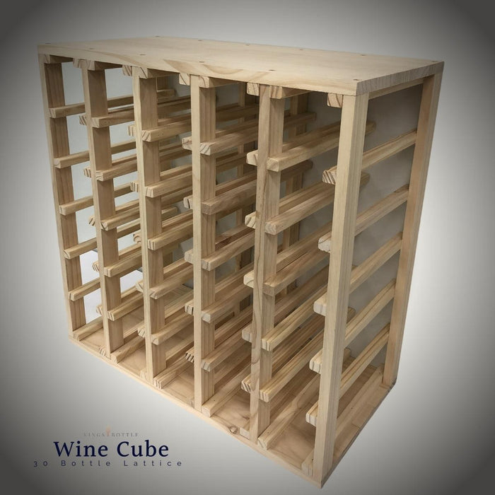 Kings Bottle 30 Wine Bottle Lattice Display Cubes WCL30