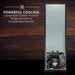 Single Zone 12-Bottle Freestanding Wine Cooler Refrigerator with Lock in Black