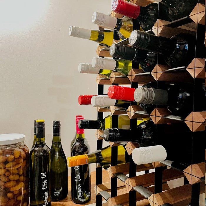 Custom Built Wine Rack | Rustic hardwood | Un-Assembled