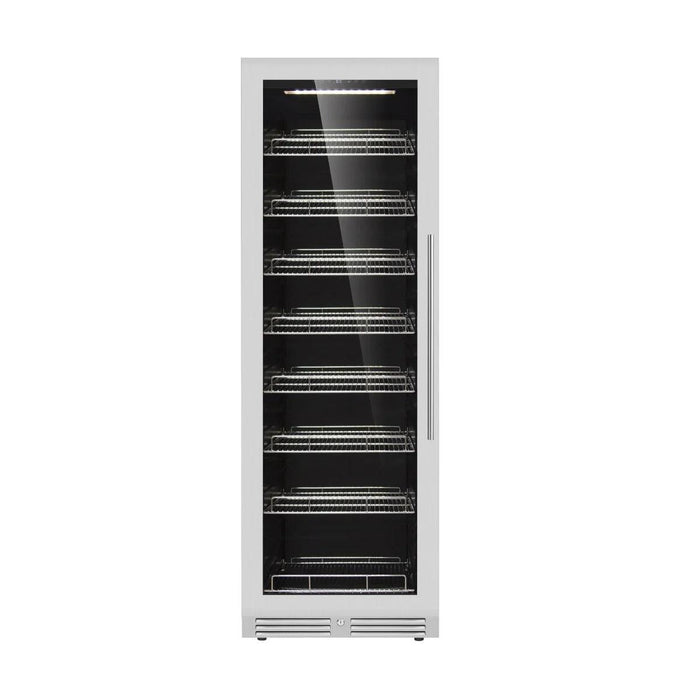 Kings Bottle - 159 Bottles Large Beverage Refrigerator With Low-E Glass Door KBU425BX