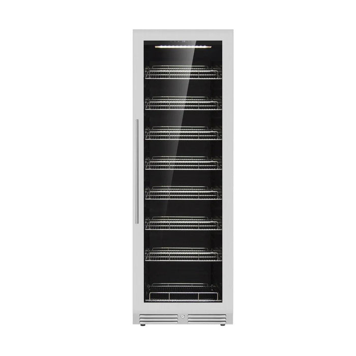 Kings Bottle - 159 Bottles Large Beverage Refrigerator With Low-E Glass Door KBU425BX