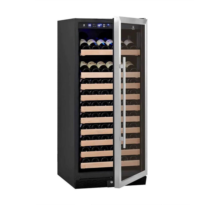 Kings Bottle - 100 Bottle Single Zone Wine Cooler Refrigerator Freestanding KBU100WX-SS