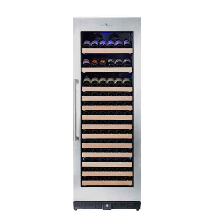 Kings Bottle - 166 Bottle Large Wine Cooler Refrigerator Cabinet KBU170WX