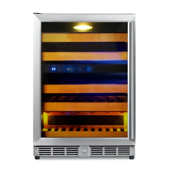 Kings Bottle - 44 Bottles 24" Under Counter Dual Zone Wine Cooler Fridge.