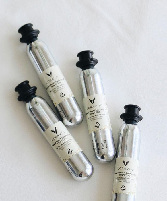 Coravin Pure Sparkling CO2 Capsules.