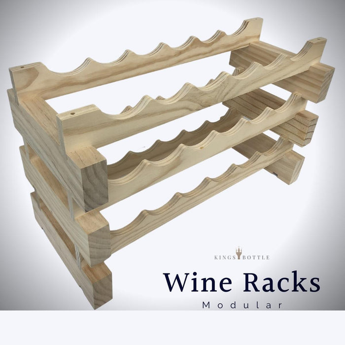 Kings Bottle Individual Layers Modular Wine Rack Display