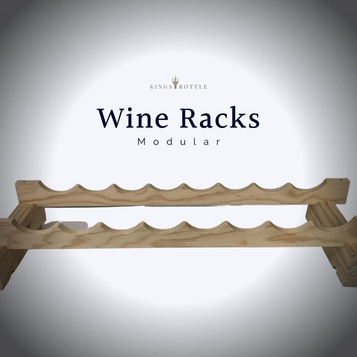 Kings Bottle Individual Layers Modular Wine Rack Display