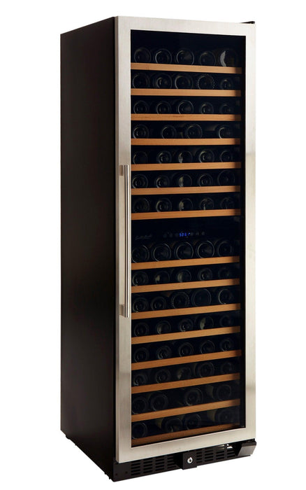 Smith and Hanks 166 Bottle Dual Zone Premium Model RW428DRE Stainless Steel Wine Refrigerator RE100041