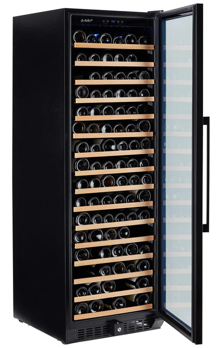 Smith and Hanks 166 Bottle Dual Zone Model RW428SRBSS Black Stainless Wine Refrigerator RE55003