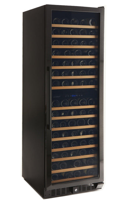 Smith and Hanks 166 Bottle Dual Zone Model RW428DRBSS Black Stainless Wine Refrigerator RE55004