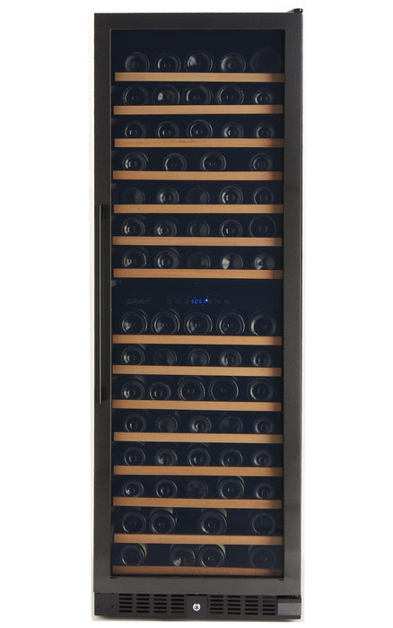 Smith and Hanks 166 Bottle Dual Zone Model RW428DRBSS Black Stainless Wine Refrigerator RE55004