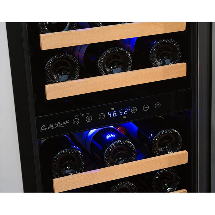 Smith and Hanks 32 Bottle Dual Zone Wine Cooler Model RW88DR Stainless Steel Door Trim RE100006