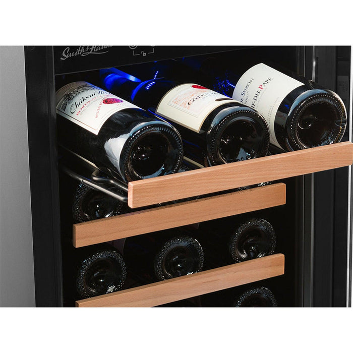 Smith and Hanks 32 Bottle Dual Zone Wine Cooler Model RW88DR Stainless Steel Door Trim RE100006