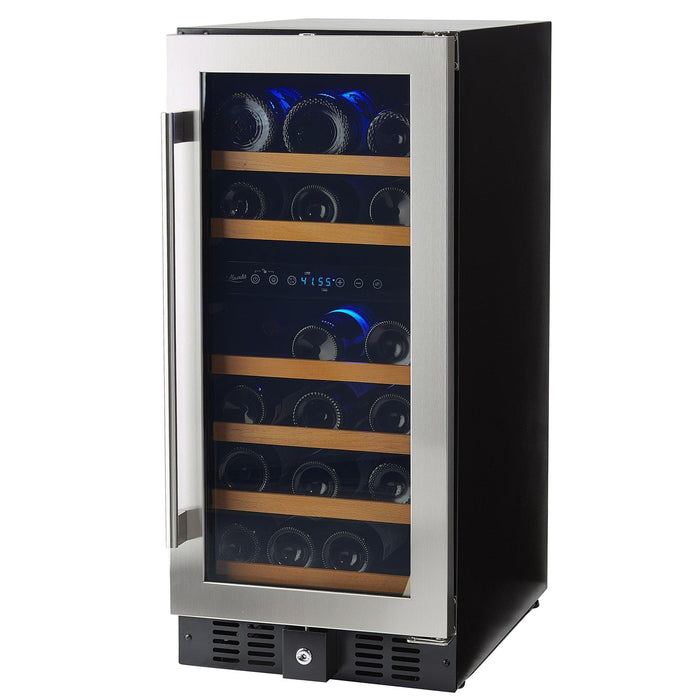 Smith and Hanks 32 Bottle Dual Zone Under Counter Premium Model RW88DRE Wine Cooler RE100061