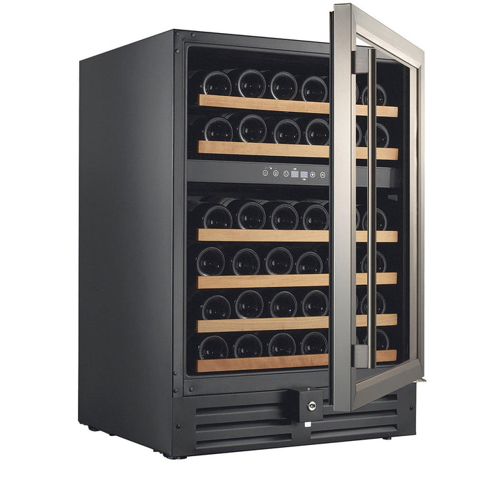 Smith and Hanks 46 Bottle Dual Zone Under Counter Model RW145DR Wine Cooler RE100002