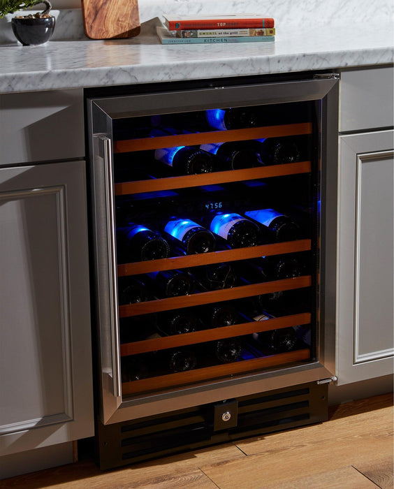 Smith and Hanks 46 Bottle Dual Zone Under Counter Model RW145DR Wine Cooler RE100002