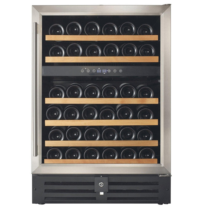 Smith and Hanks 46 Bottle Dual Zone Under Counter Model RW145DR Wine Cooler RE100002