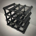 WRT012B Black Onyx Finish 12 Bottle Wine Rack_1