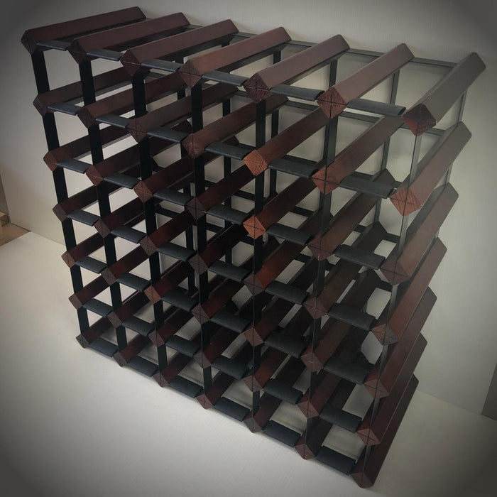 Kings Bottle 42 Bottle Timber Wine Rack 6x6 Configuration