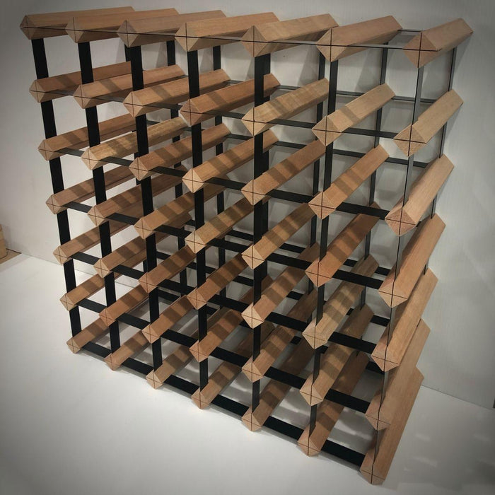 Kings Bottle 42 Bottle Timber Wine Rack 6x6 Configuration