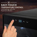 Single Zone 12-Bottle Freestanding Wine Cooler Refrigerator with Lock in Black