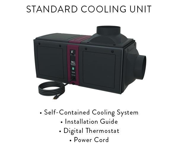 Wine Guardian® D025 Sentinel Ducted Cooling Unit – 1/4 Ton Horizontal 60HZ Wine Cellar Self Contained System.