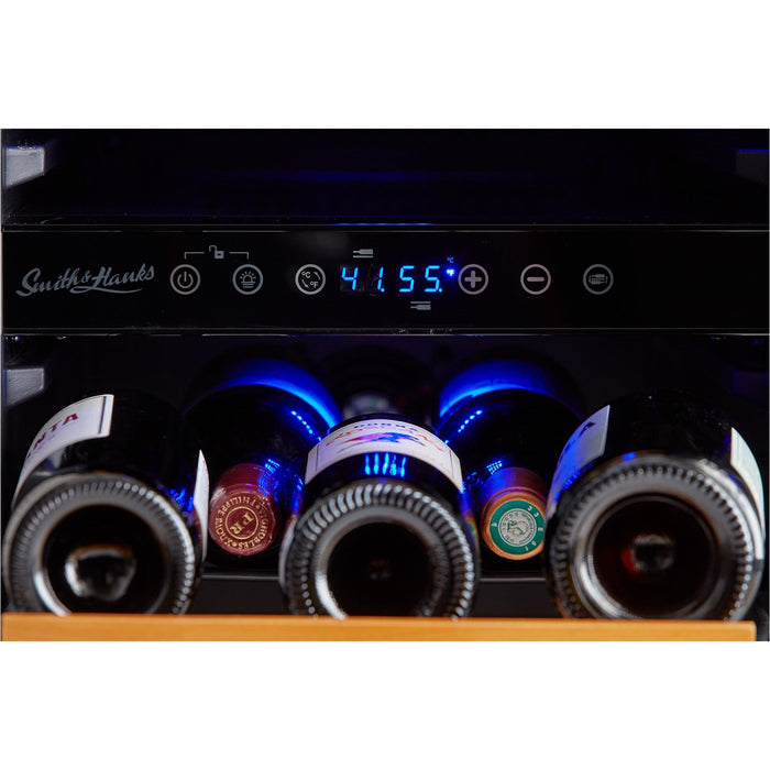 Smith and Hanks 46 Bottle Dual Zone Under Counter Premium Model RW145DRE Wine Cooler RE100009