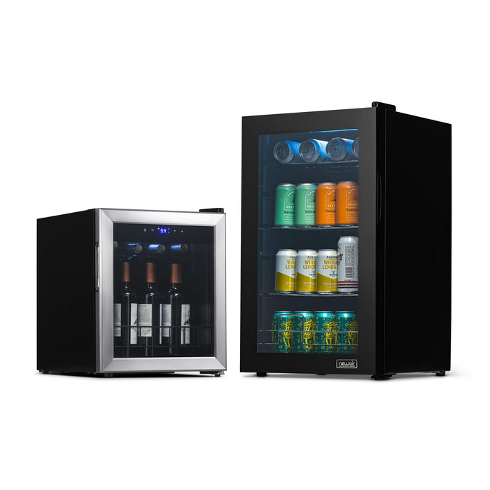 Newair Anniversary Fridge and Wine Fridge Bundle