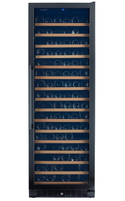 Smith and Hanks 166 Bottle Dual Zone Model RW428SRBSS Black Stainless Wine Refrigerator RE55003