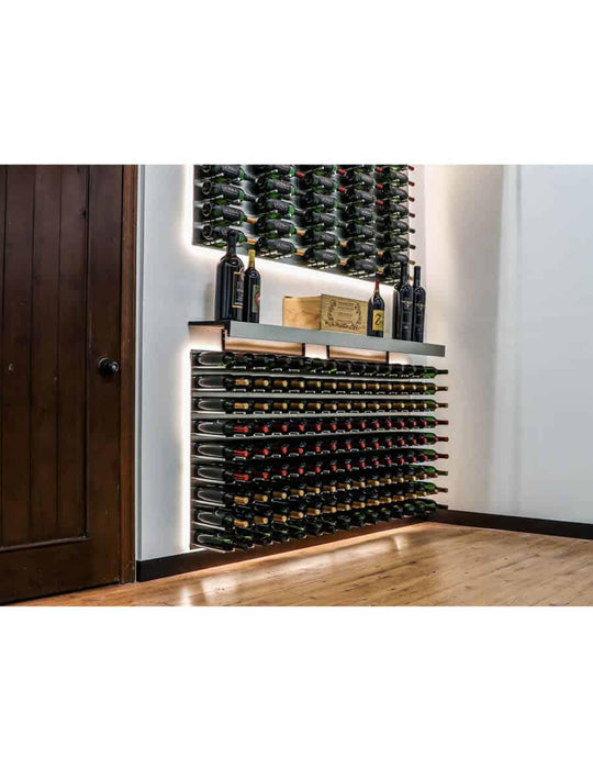 Ultra Wine Racks - Fusion Straight Cork Out Wine Wall Alumasteel (4 Foot)