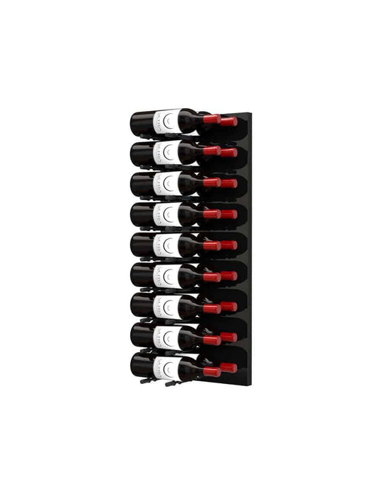 Ultra Wine Racks - Fusion HZ Label-Out Wine Wall Black Acrylic (3 Foot) Wine Coolers Empire