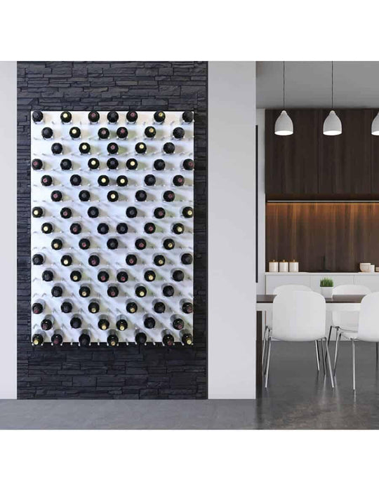 Ultra Wine Racks - Fusion Panels Straight Black Acrylic (9 Bottles)