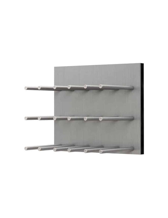 Ultra Wine Racks - Fusion Panels Straight Alumasteel (9 Bottles) FP-AL-ST-PEG