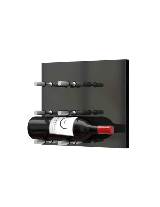 Ultra Wine Racks - Fusion Panels HZ Black (3 to 9 Bottles) FP-BK-HZ