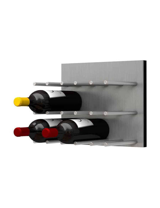 Ultra Wine Racks - Fusion Panels Straight Alumasteel (9 Bottles) FP-AL-ST-PEG