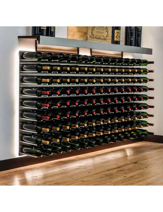 Ultra Wine Racks - Fusion Straight Wine Wall Alumasteel (3 Foot)